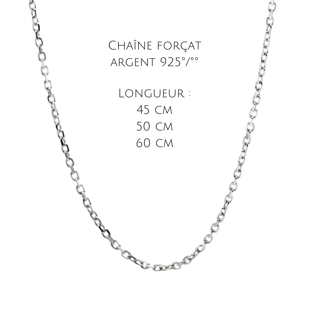 Collier chaîne forçat