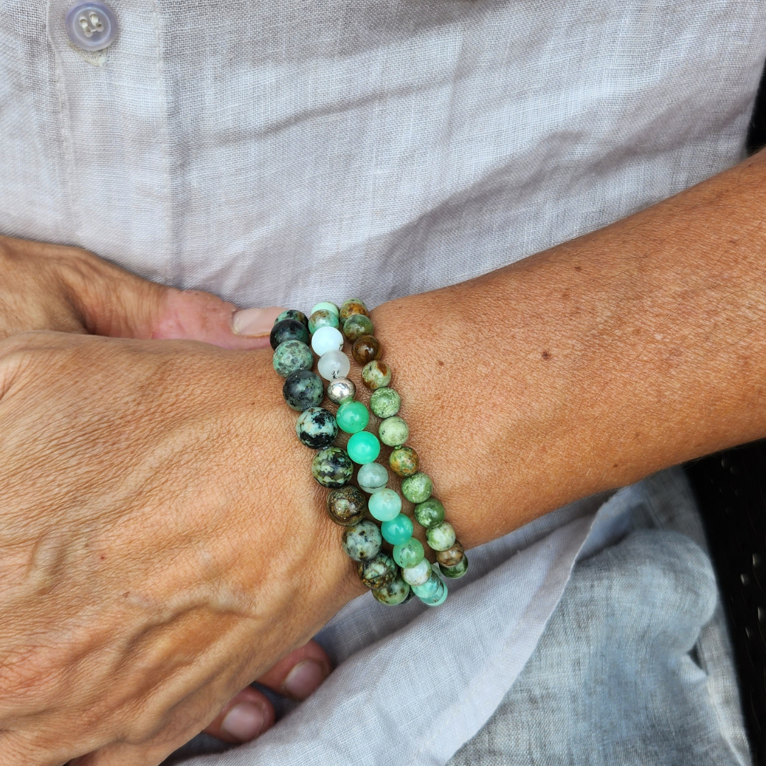 Bracelet Opale verte