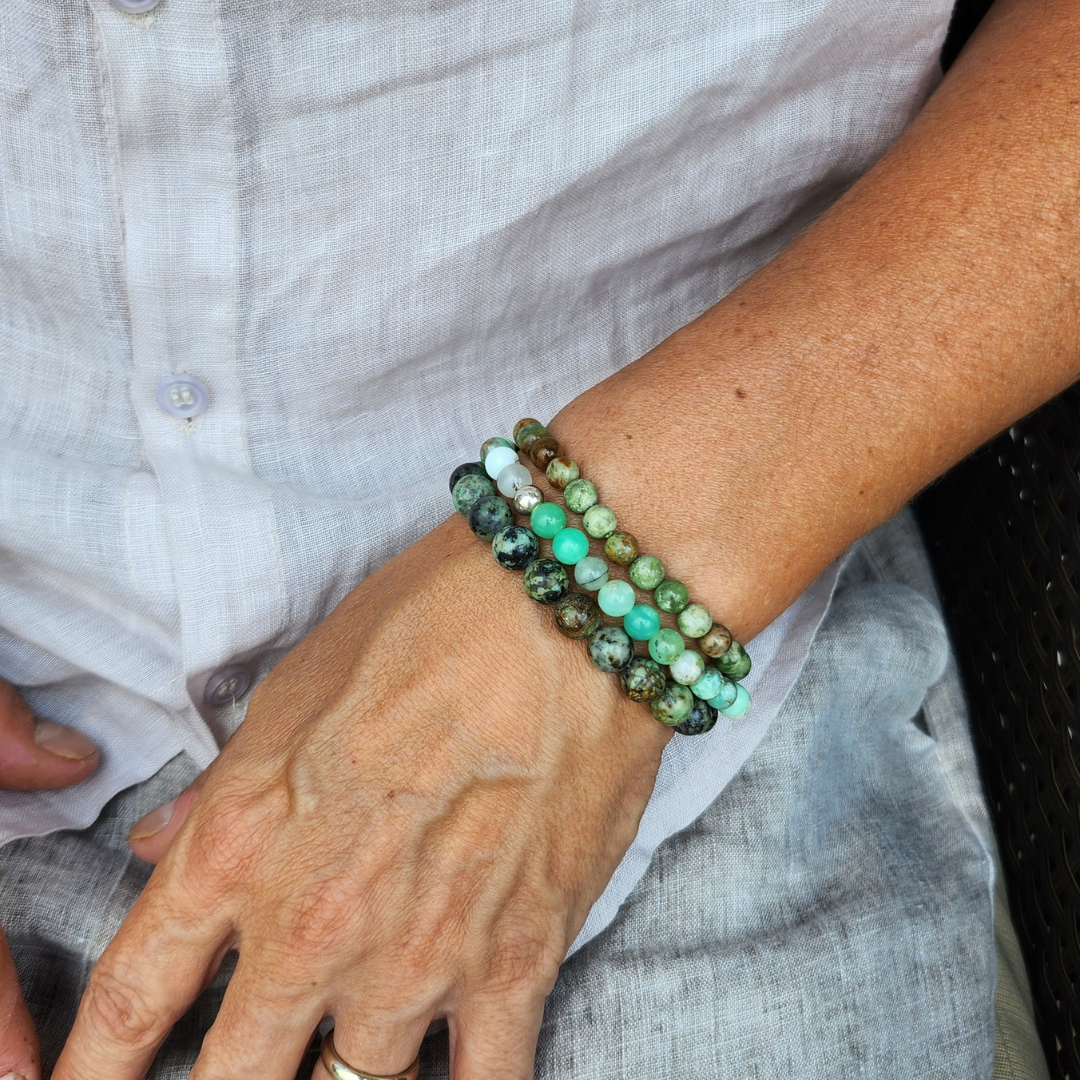 Bracelet Opale verte