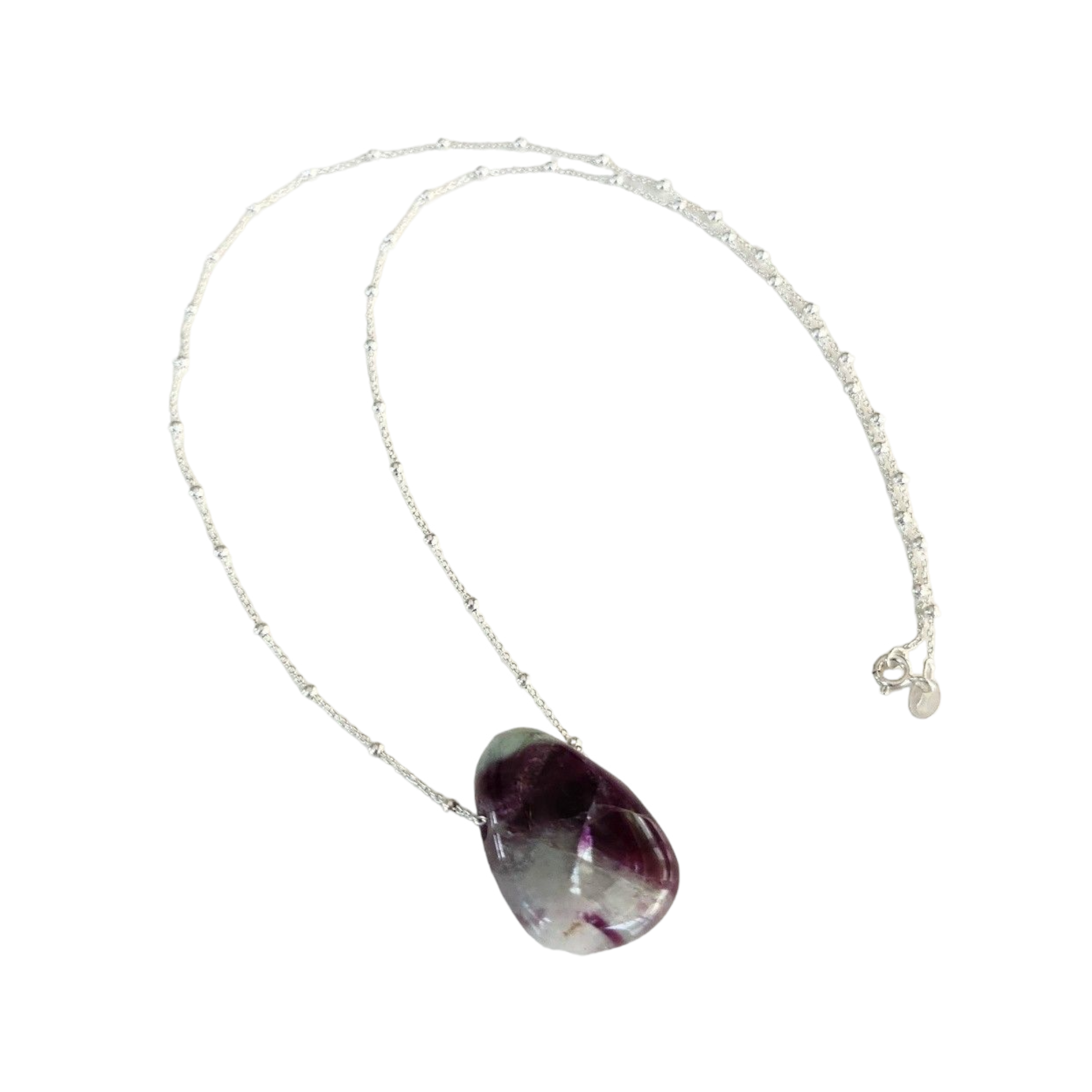Pendentif Pierre percée Fluorite