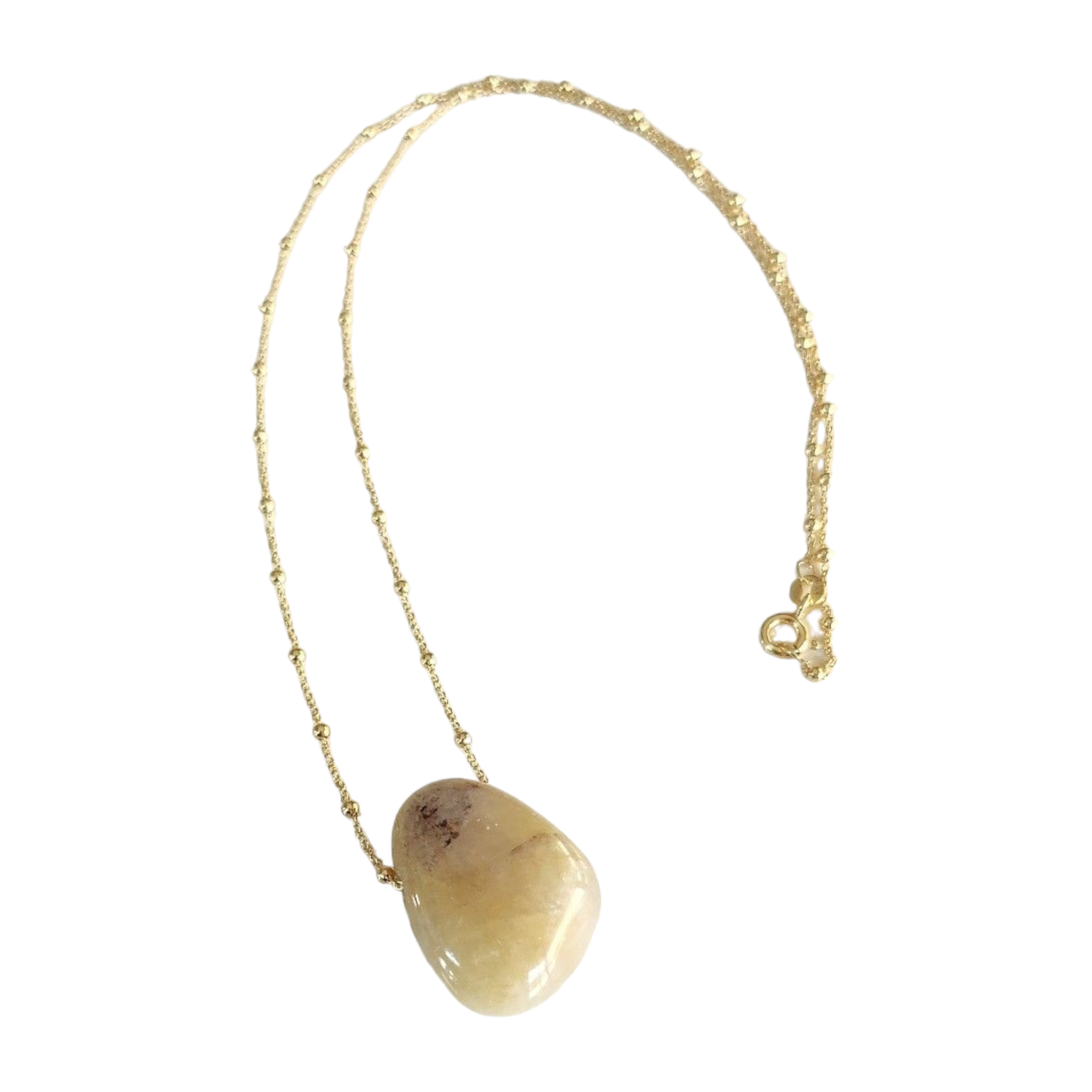 Pendentif Pierre percée Quartz rutile