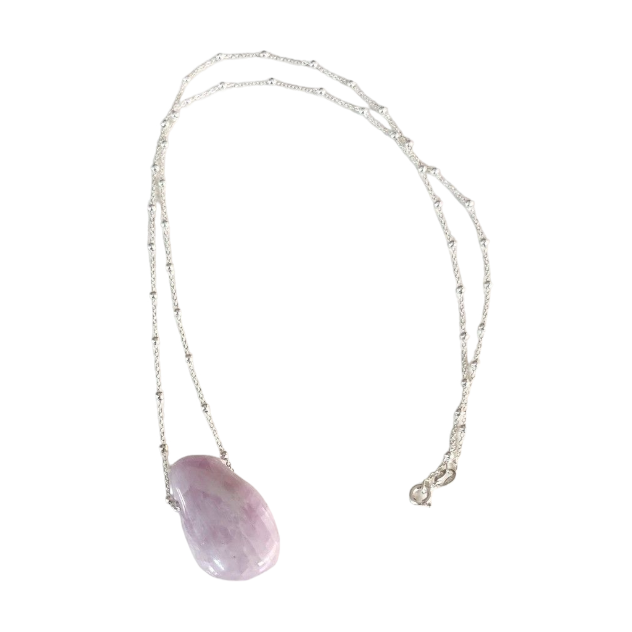 Pendentif Pierre percée Kunzite