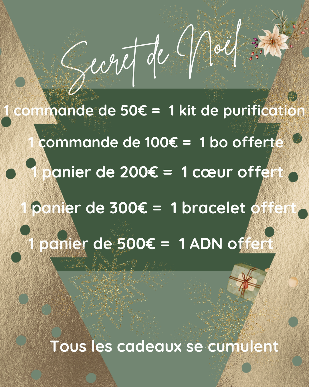 Noël enchanté – Cadeaux énergétiques & bijoux en pierres naturelles