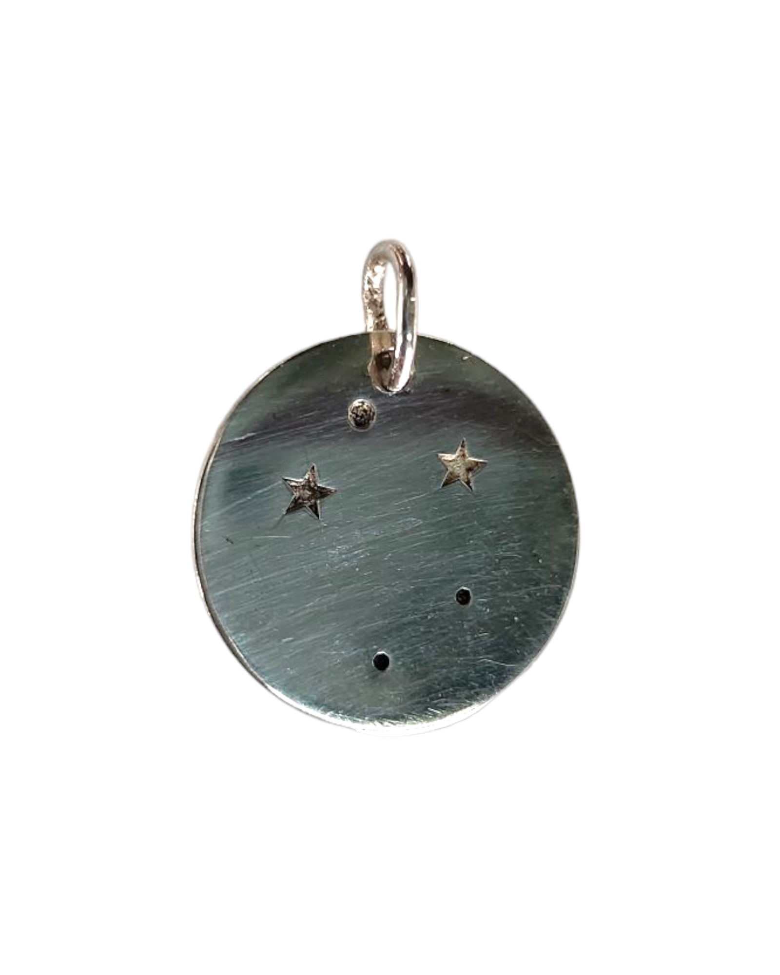 Pendentif médaille constellation Argent