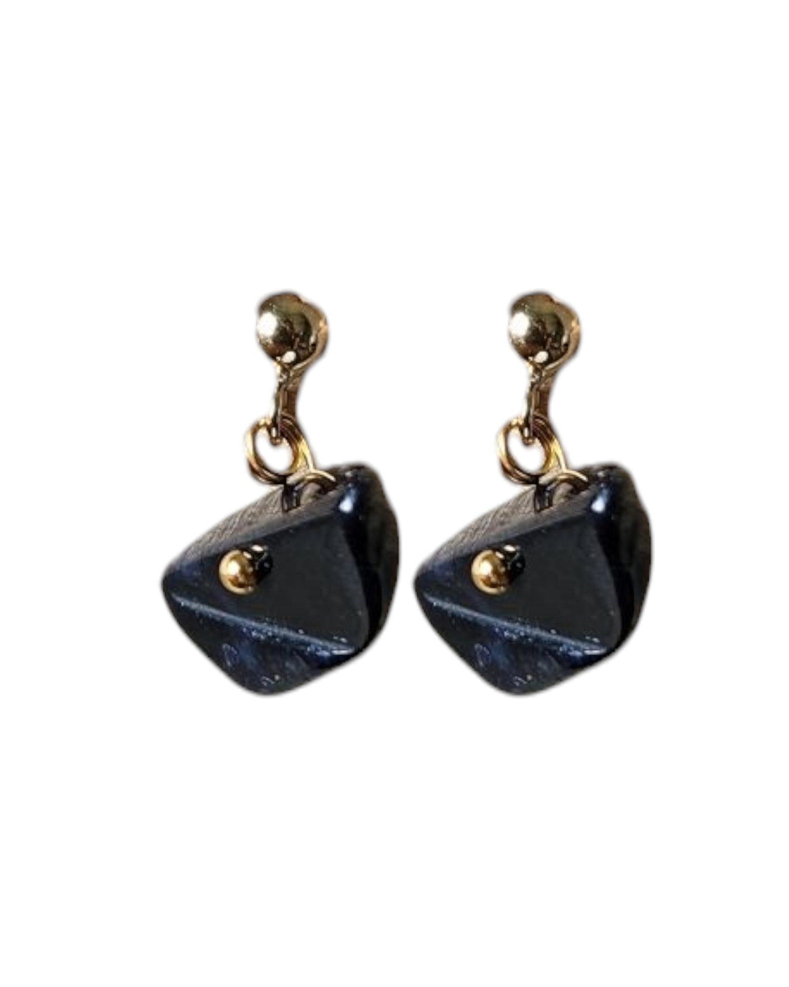 Boucles d'oreilles caillou