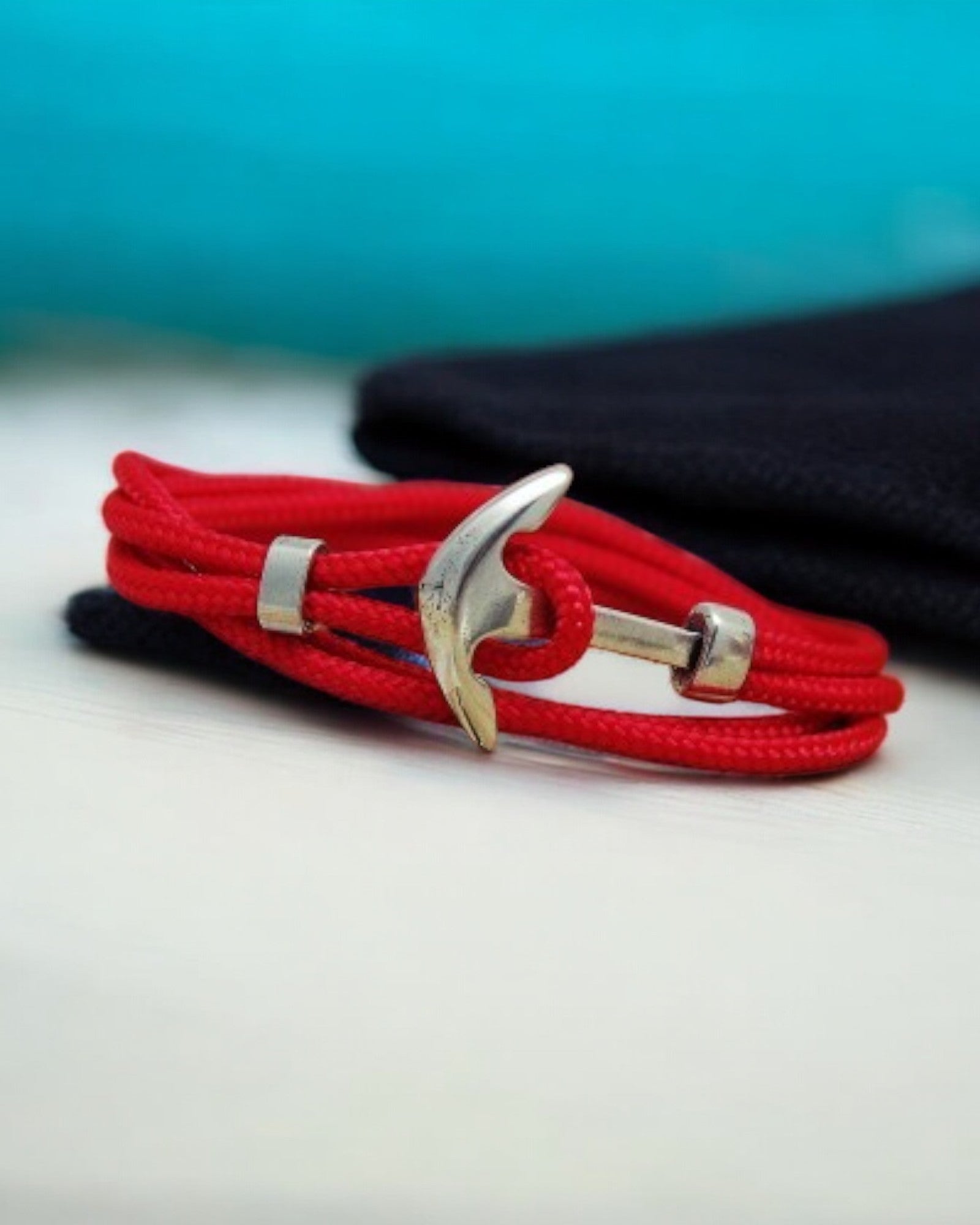 Bracelet ancre marine homme
