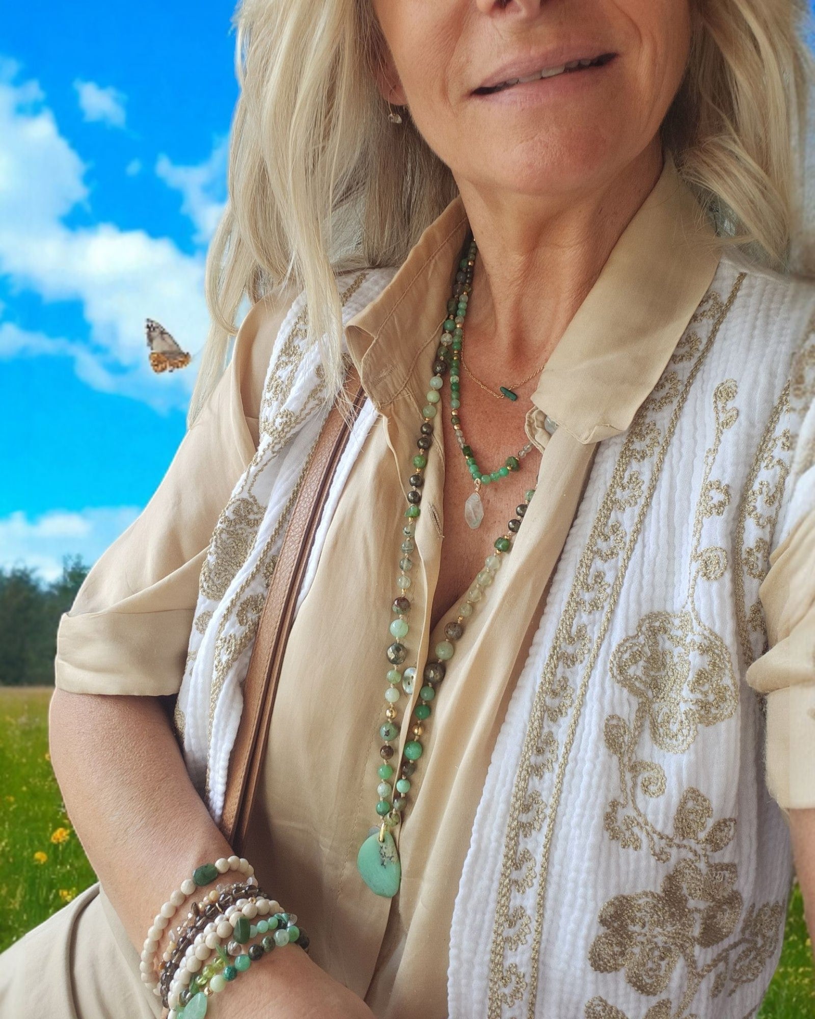 Mala Brise de Chrysoprase