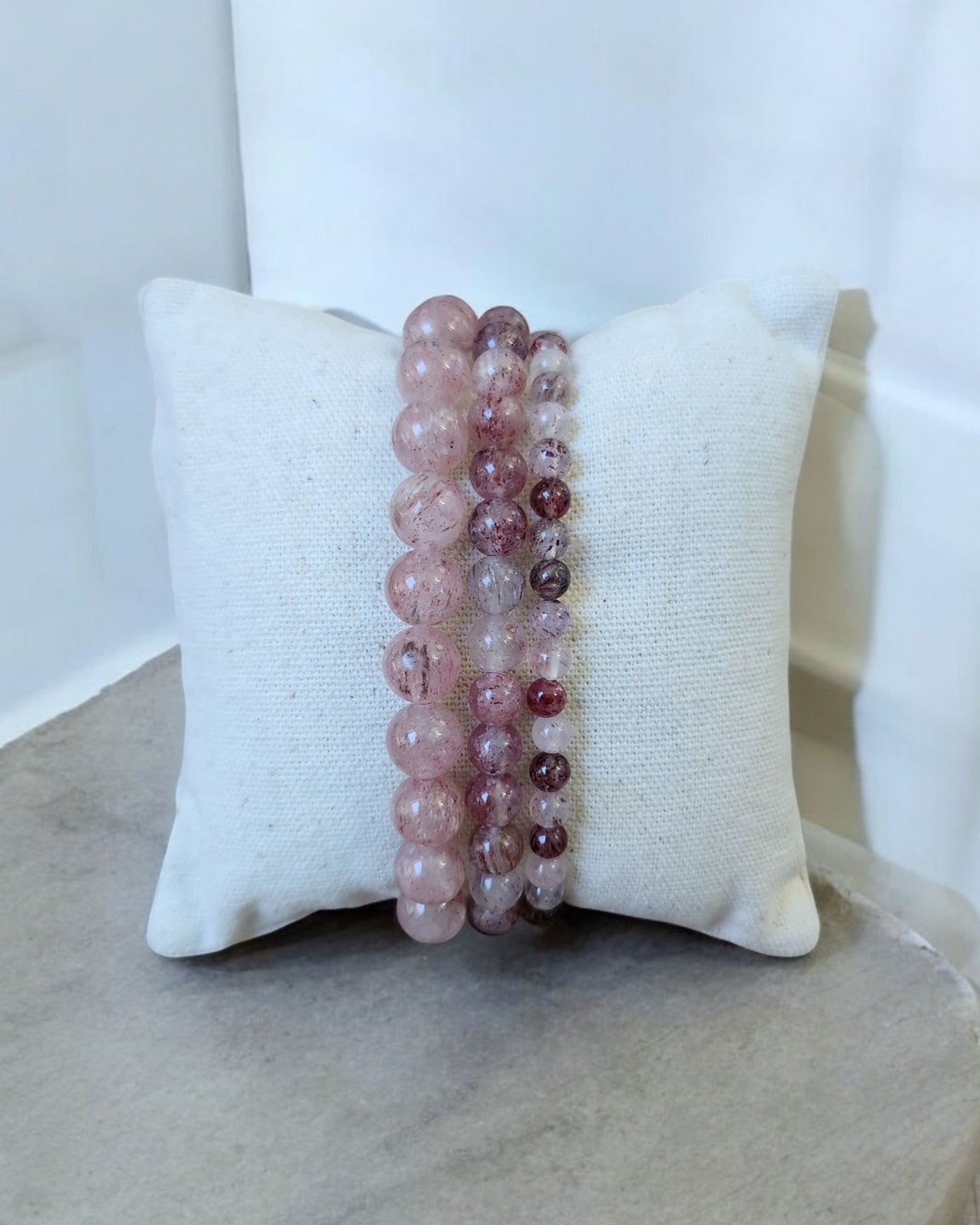 Bracelet Quartz fraise