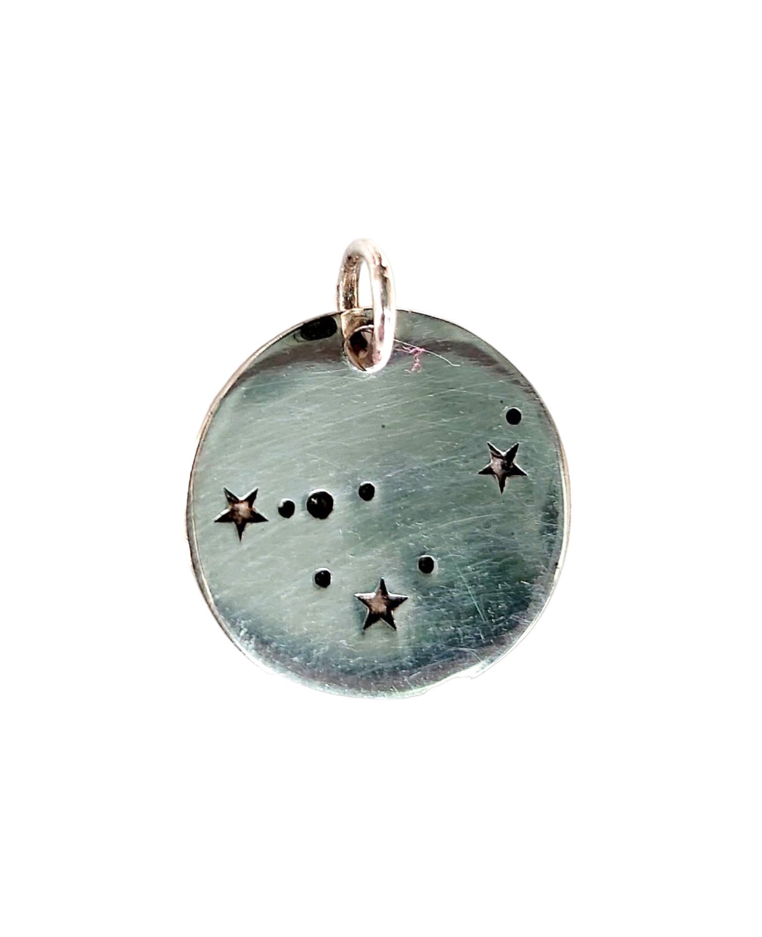 Pendentif médaille constellation Argent