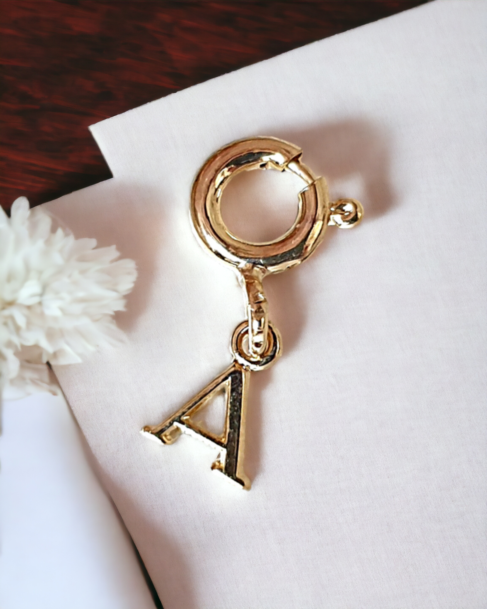 Pendentif Lettre doré