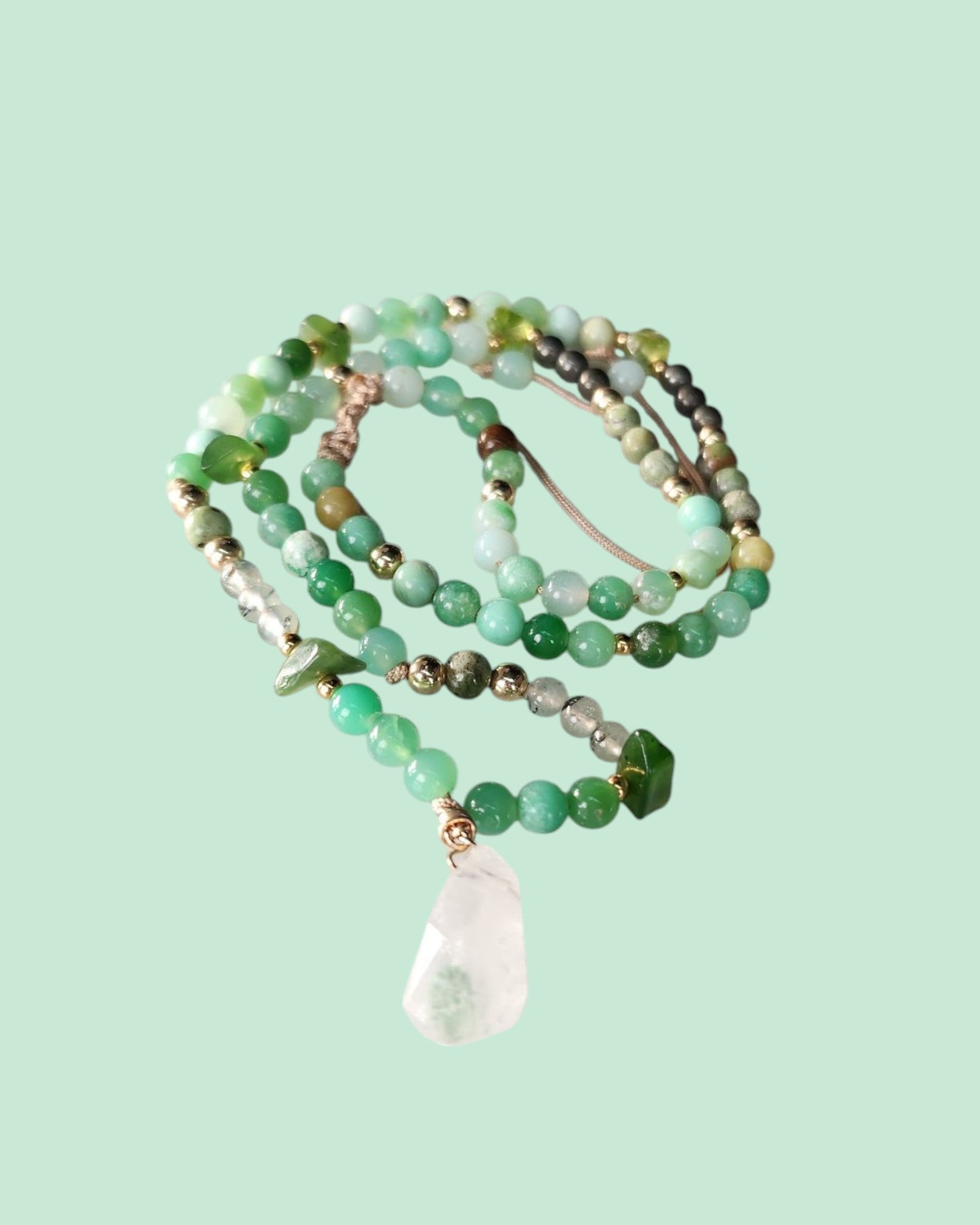 Collier vert Harmonie