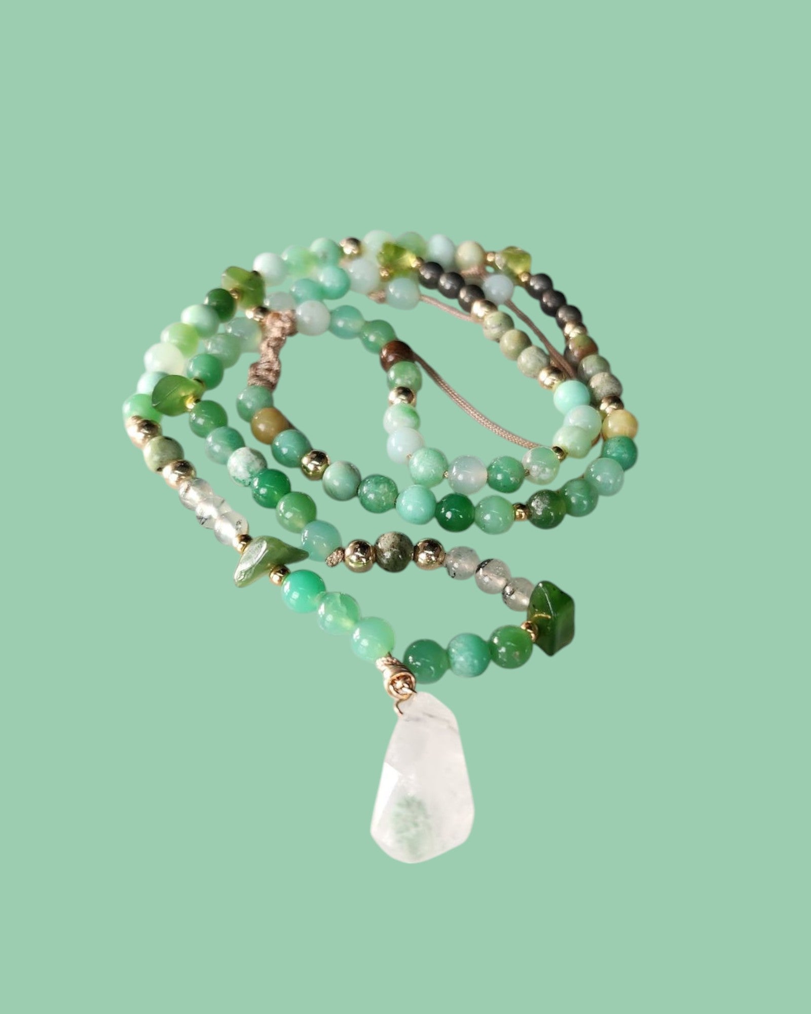 Collier vert Harmonie