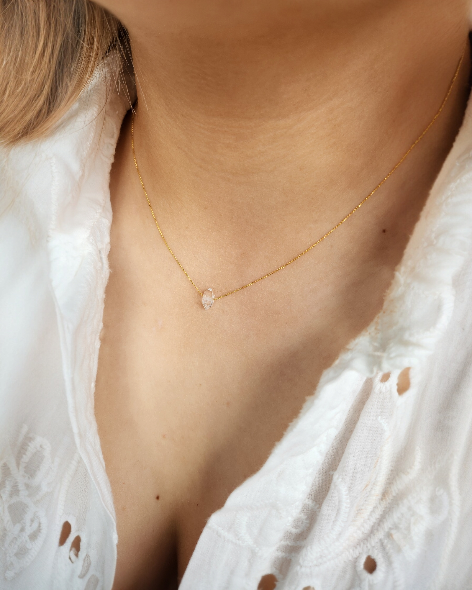Collier Diamant Herkimer