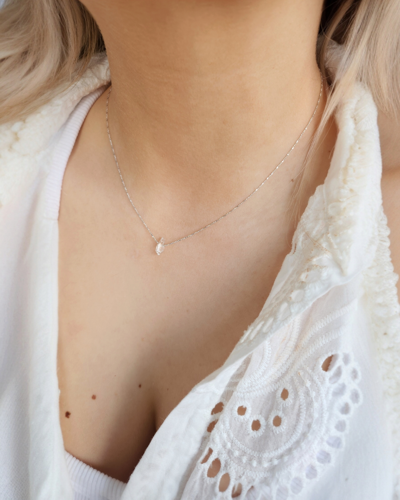 Collier Diamant Herkimer