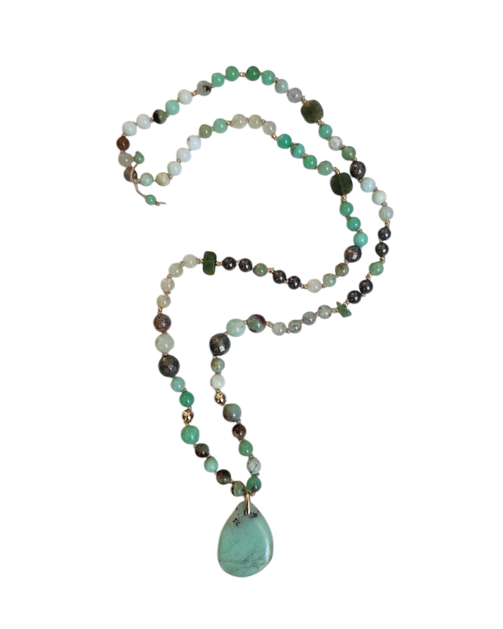 Mala Brise de Chrysoprase
