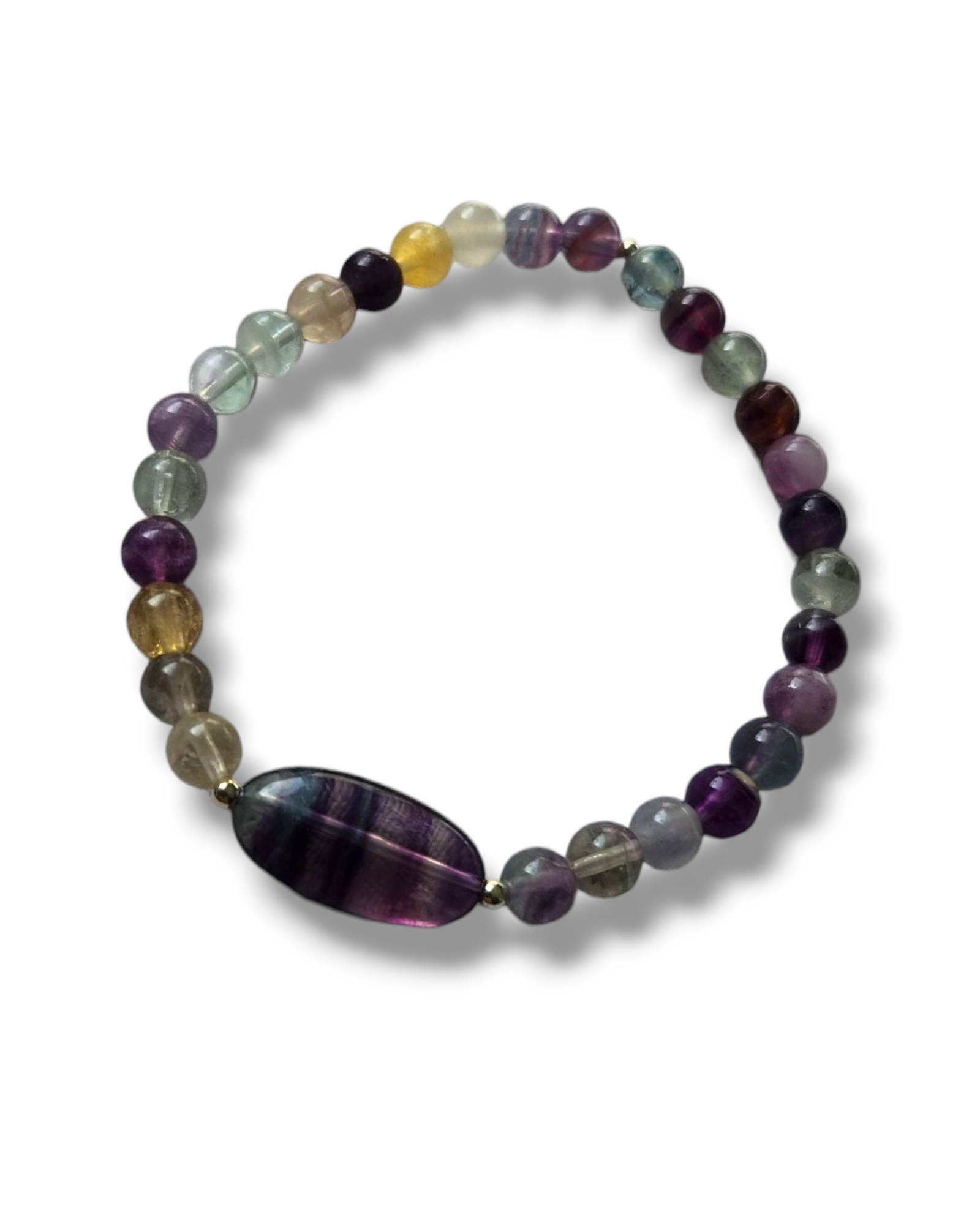 Bracelet Fluorite multicolore
