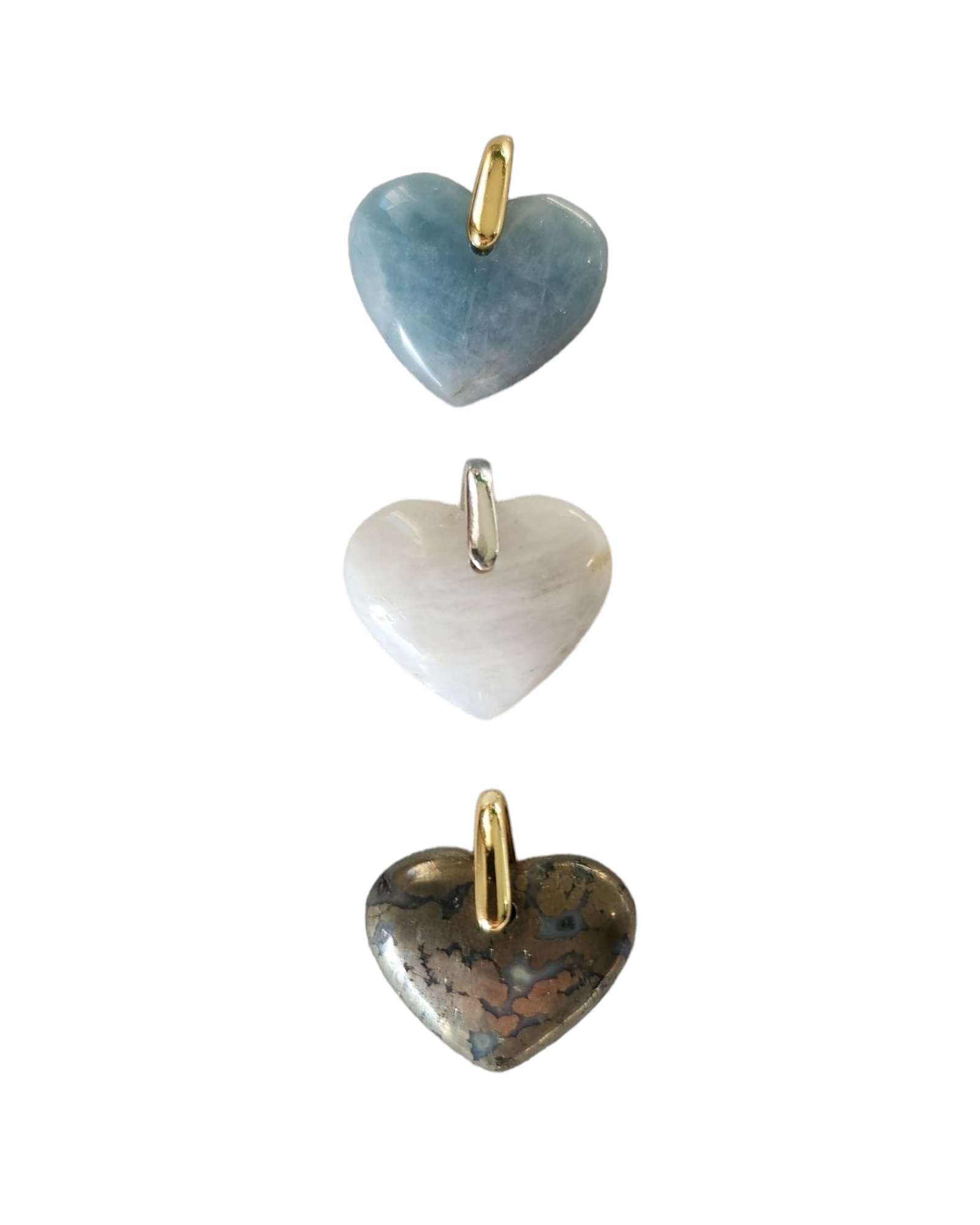 Pendentif Coeur en pierre