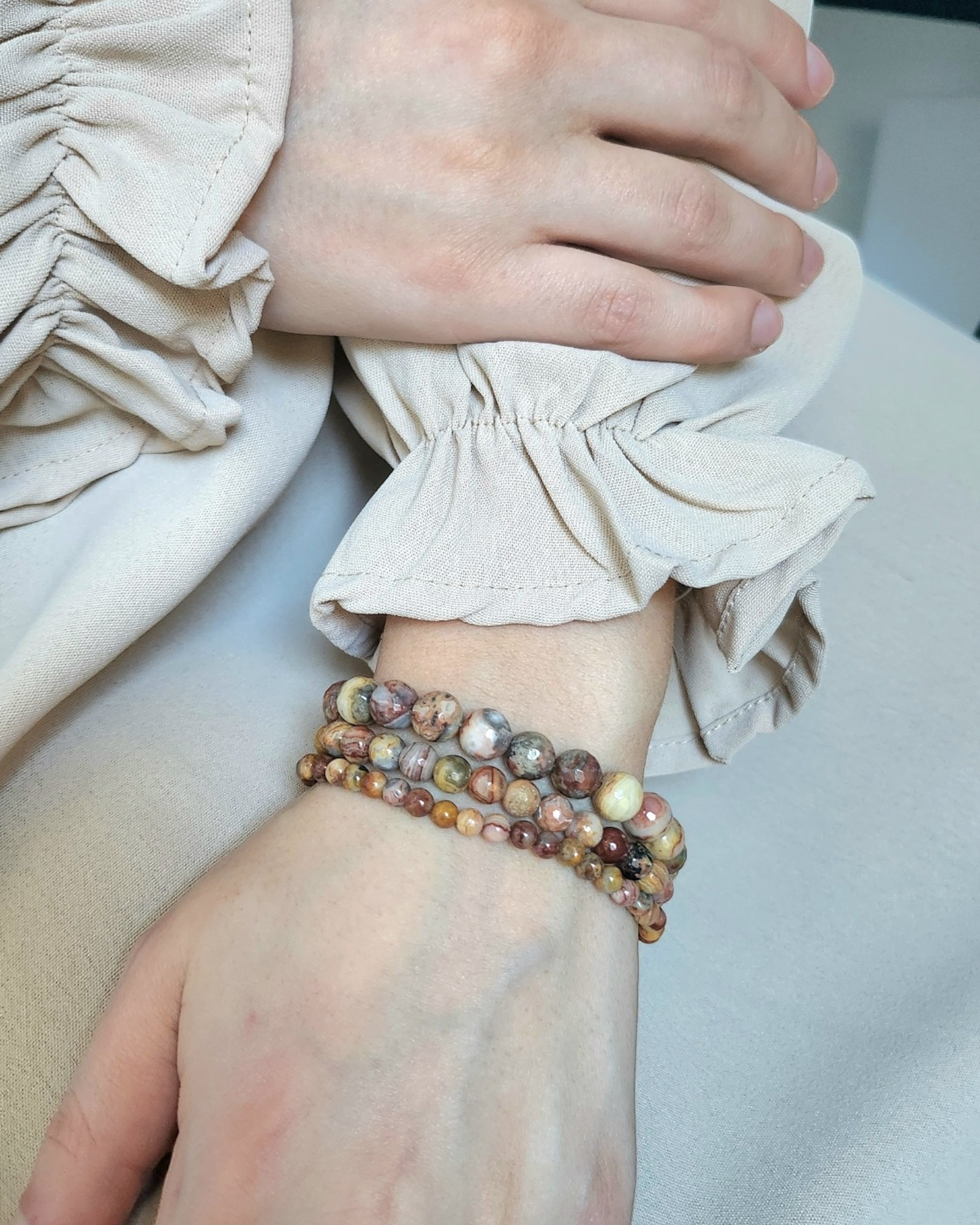 Bracelet Agate Crazy lace