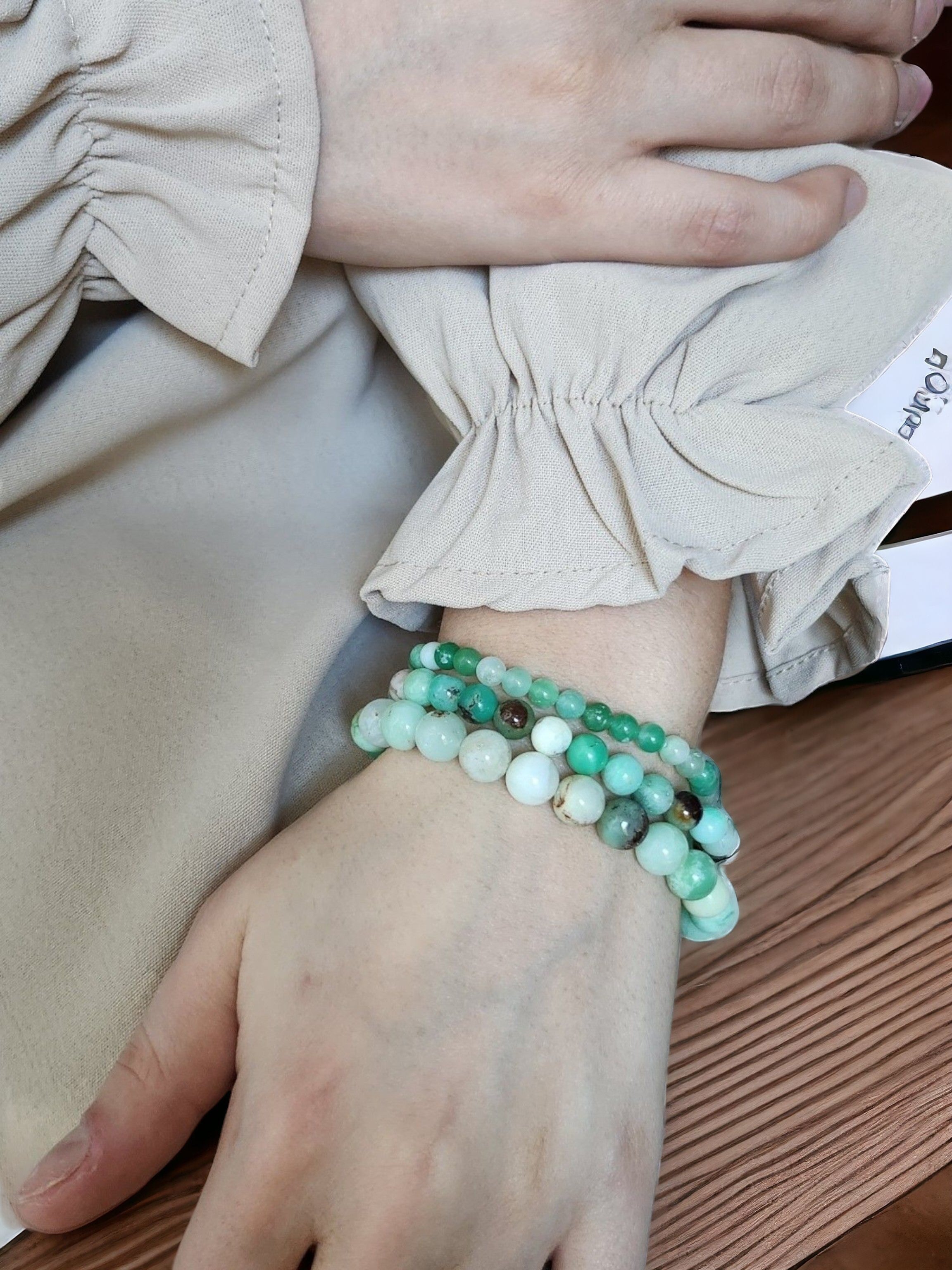 Bracelet Chrysoprase