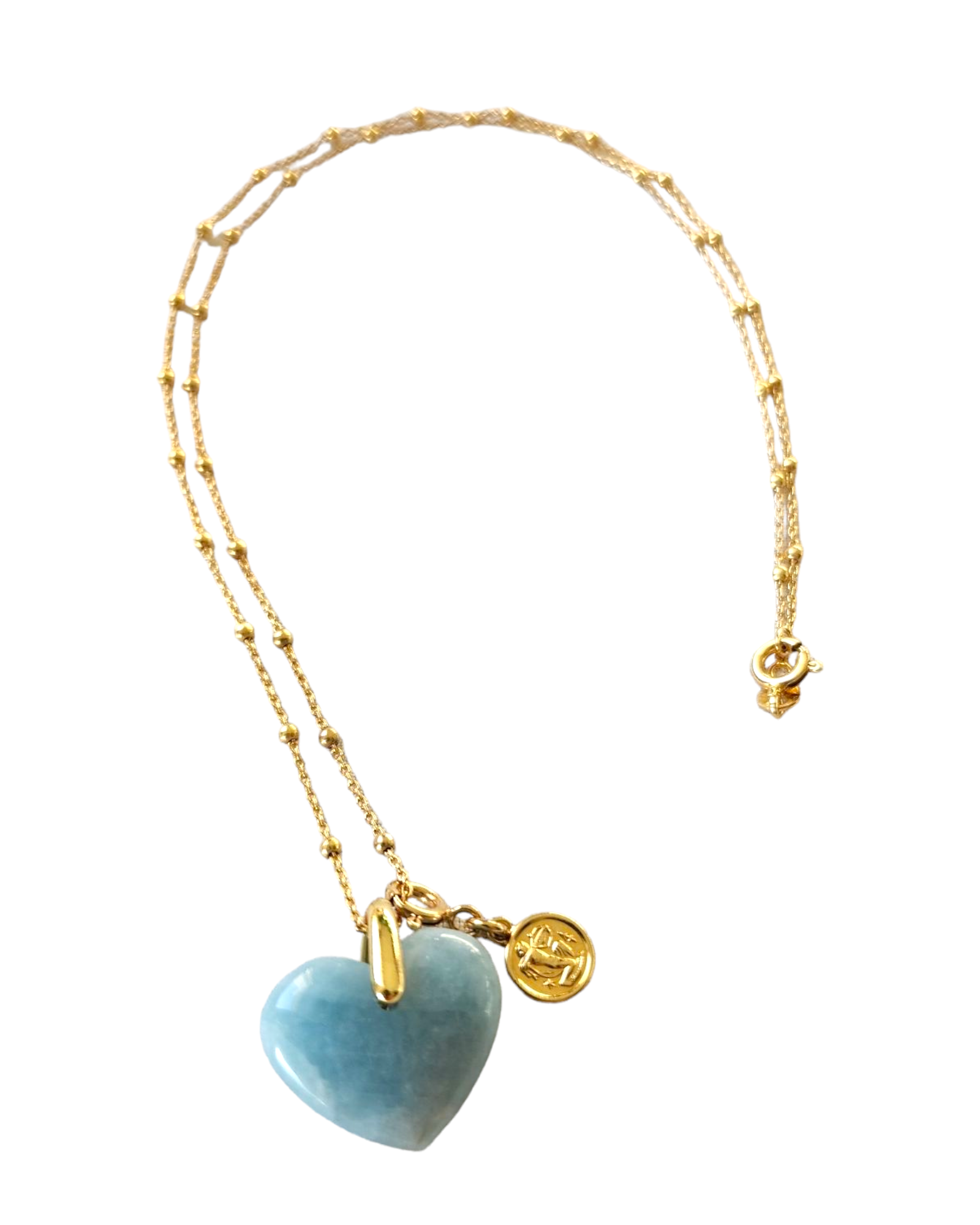 Pendentif cœur en pierre naturelle – Bijou énergétique et symbole d’amour