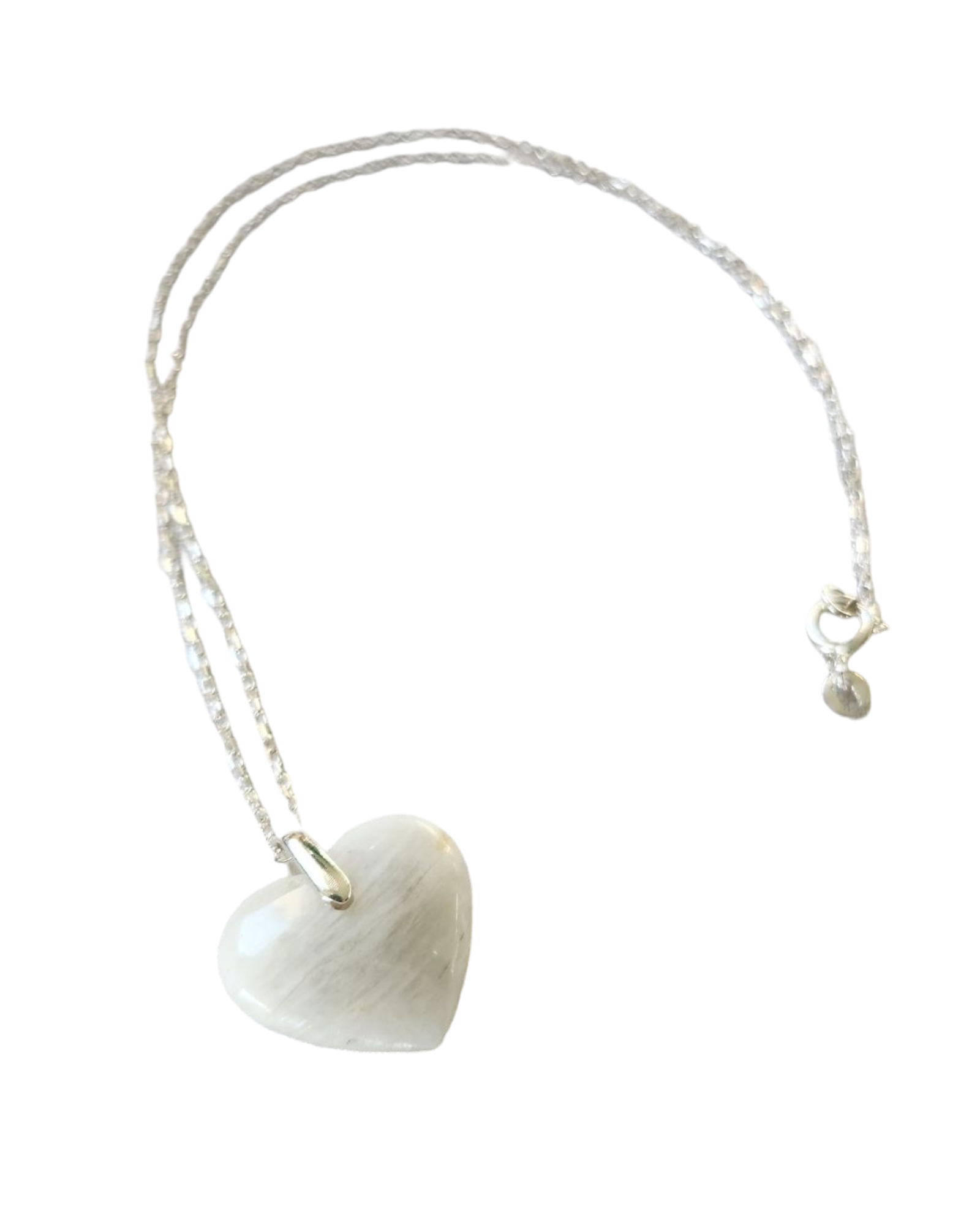 Pendentif cœur en pierre naturelle – Bijou énergétique et symbole d’amour
