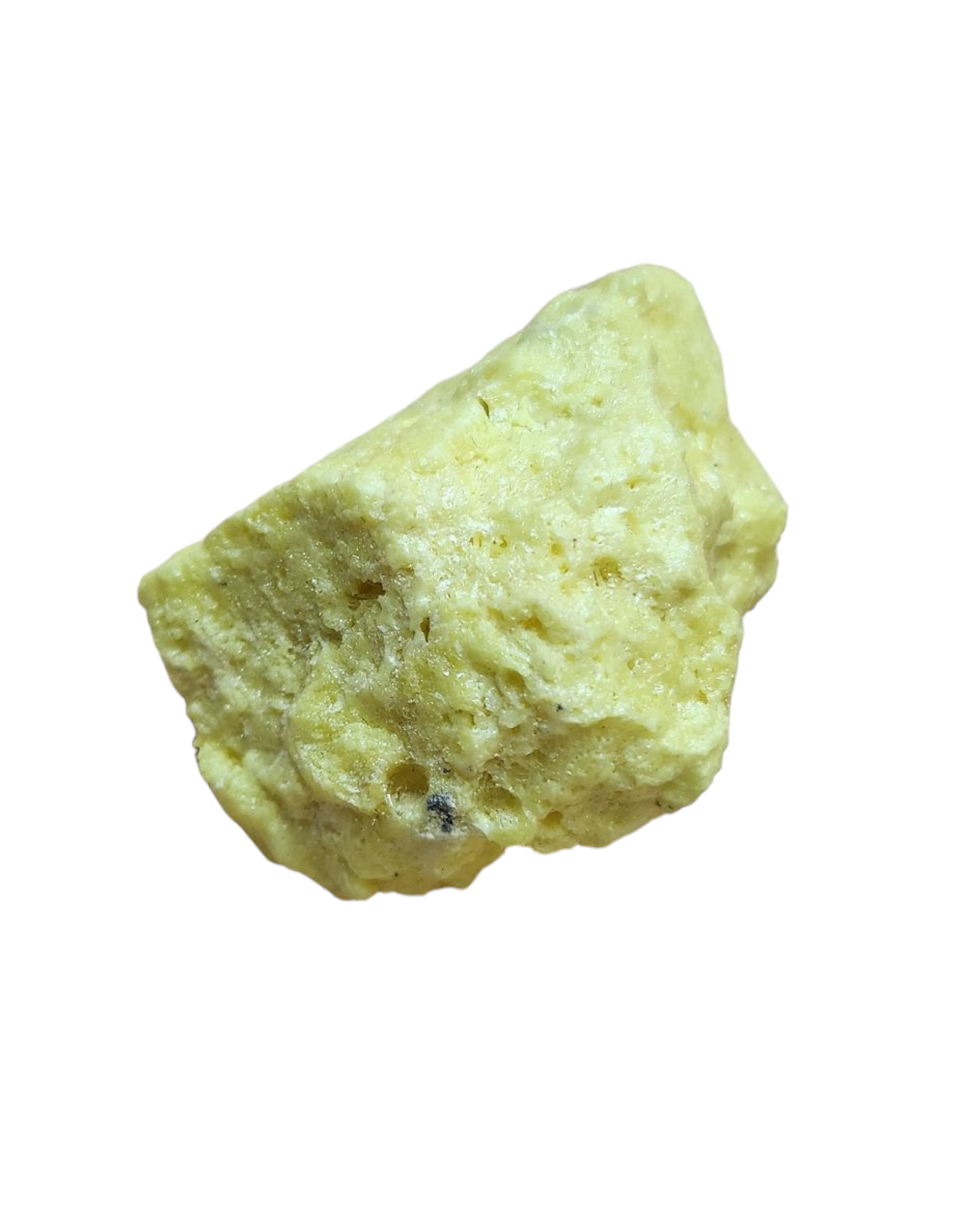 Pierre brut Soufre natif