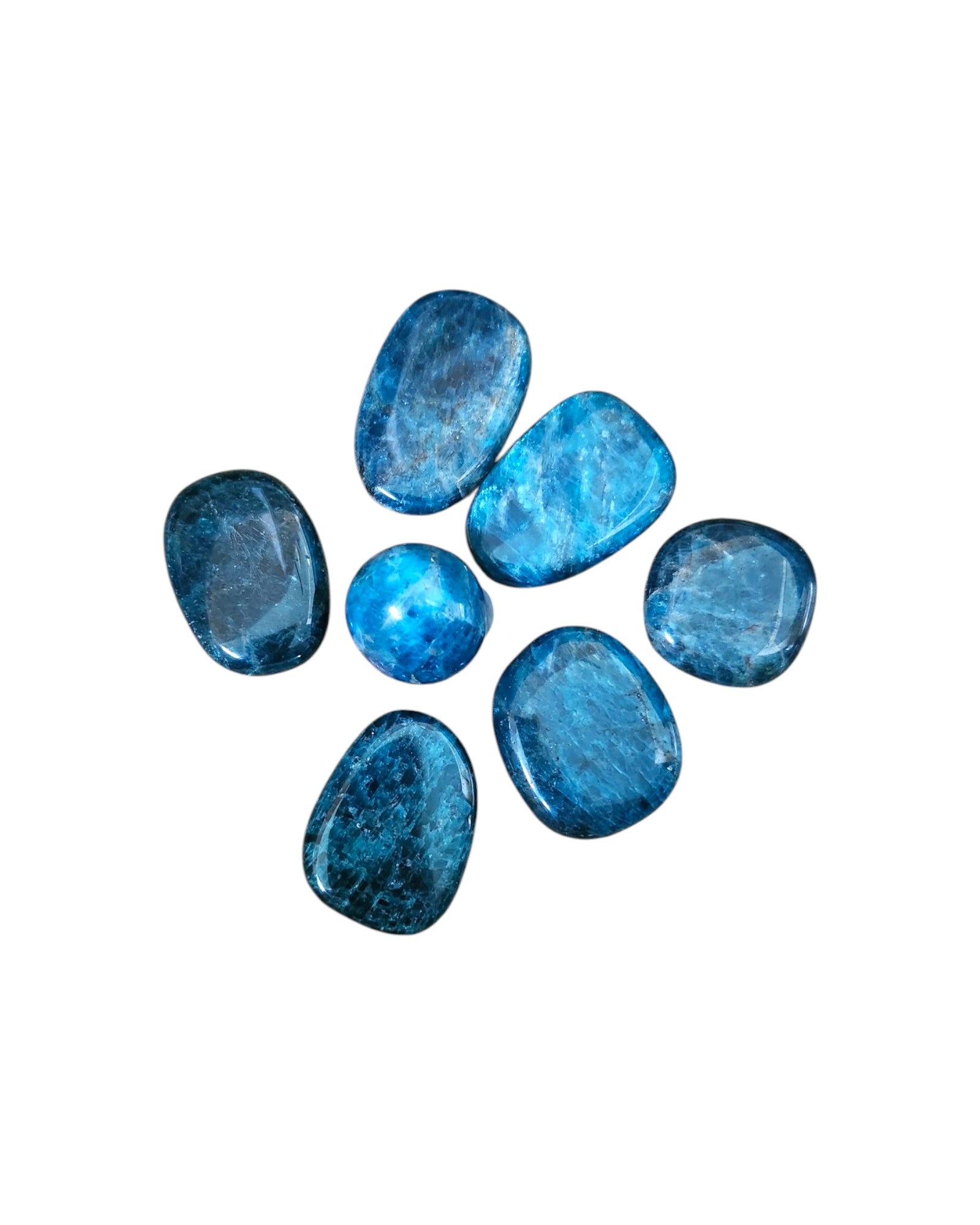 Galet Apatite bleue