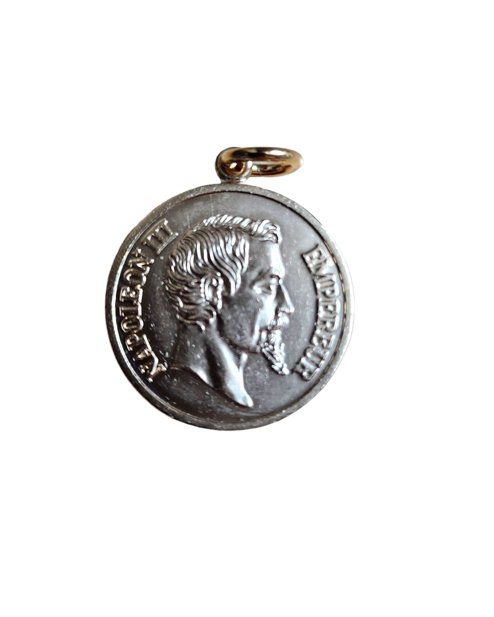 Pendentif médaille Napoléon III ou César