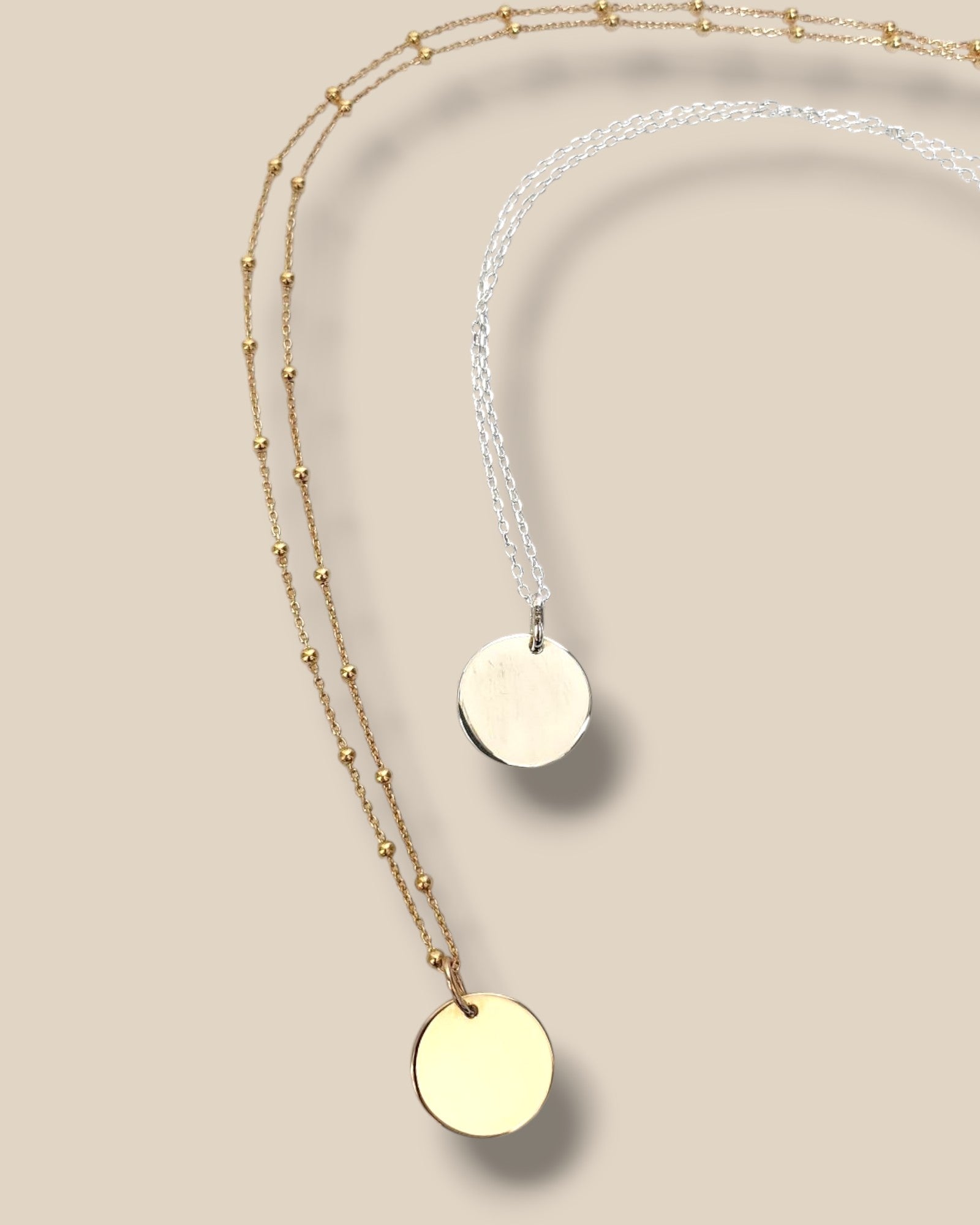 Médaille ronde lisse