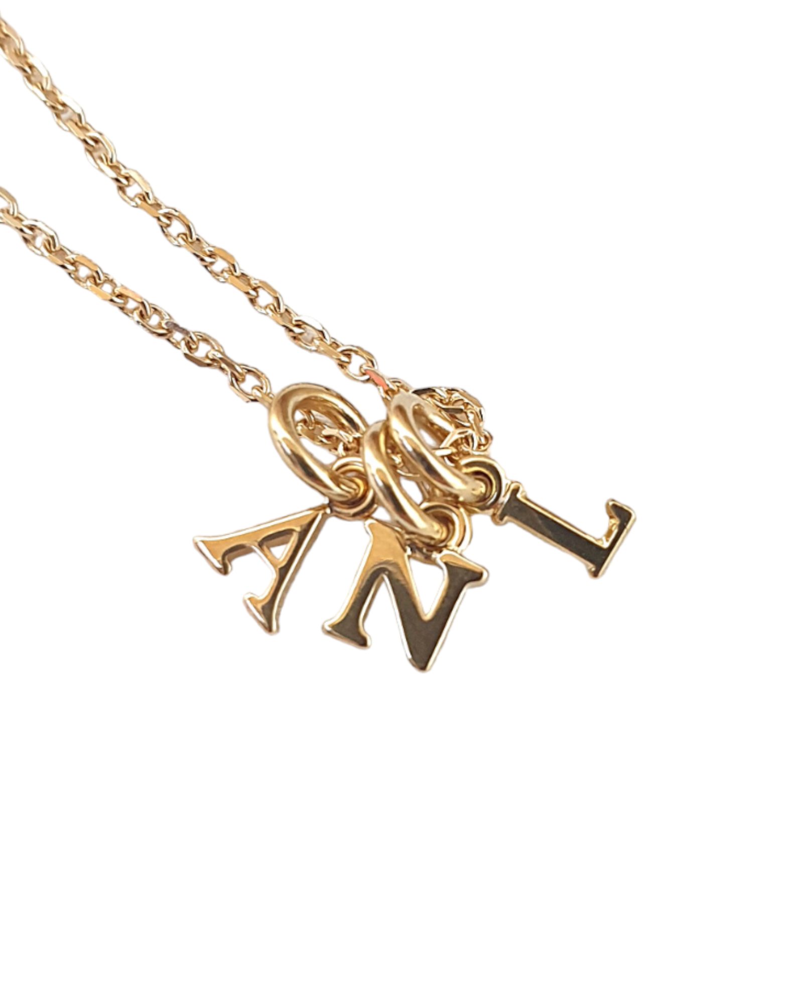 Pendentif Lettre doré