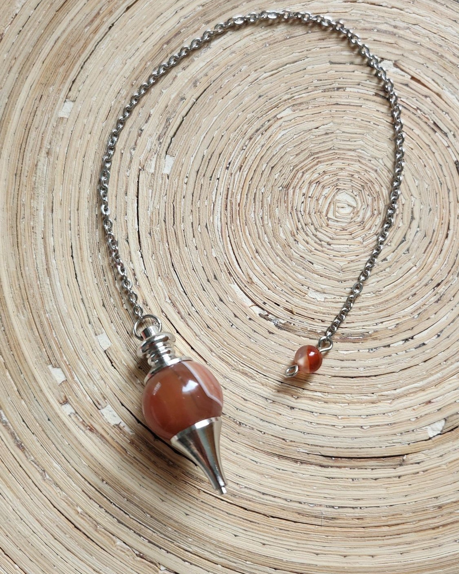 Pendule Boule en Pierres Naturelles (10 pierres différentes)