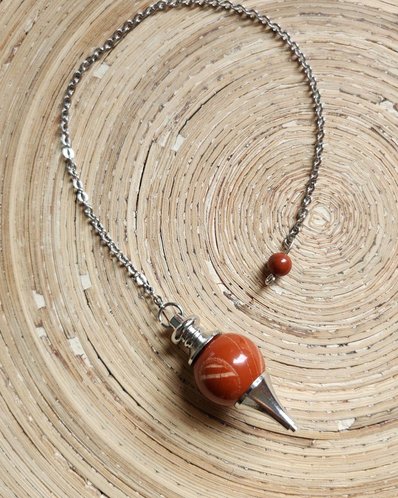 Pendule Boule en Pierres Naturelles (10 pierres différentes)