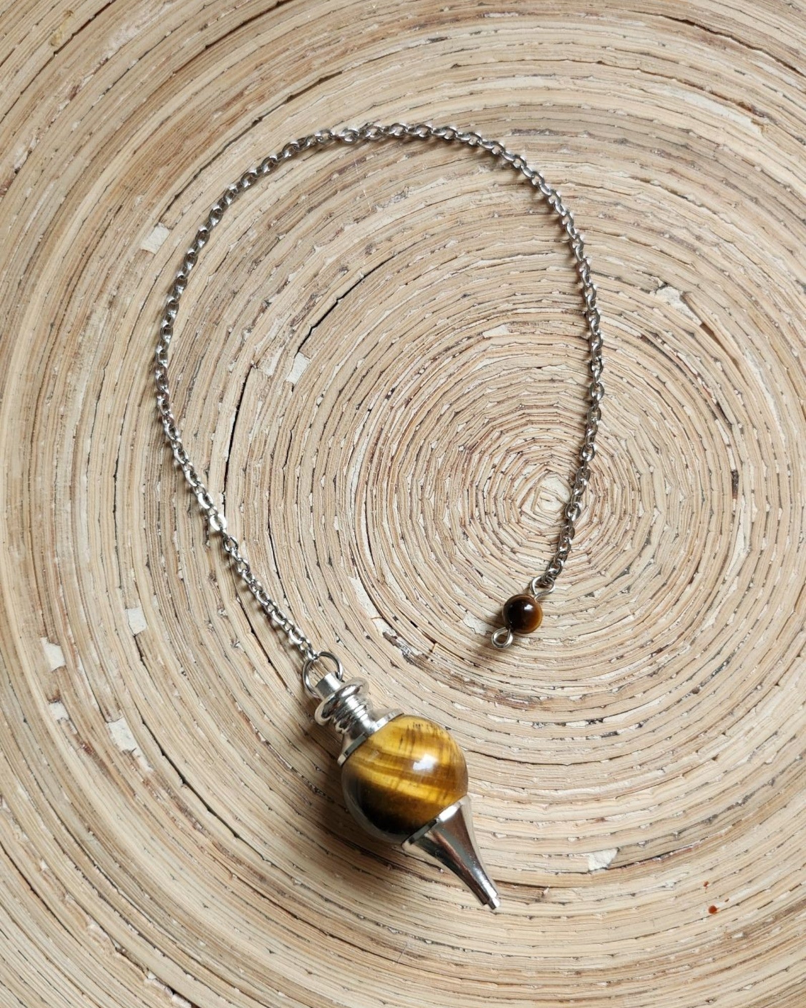 Pendule Boule en Pierres Naturelles (10 pierres différentes)