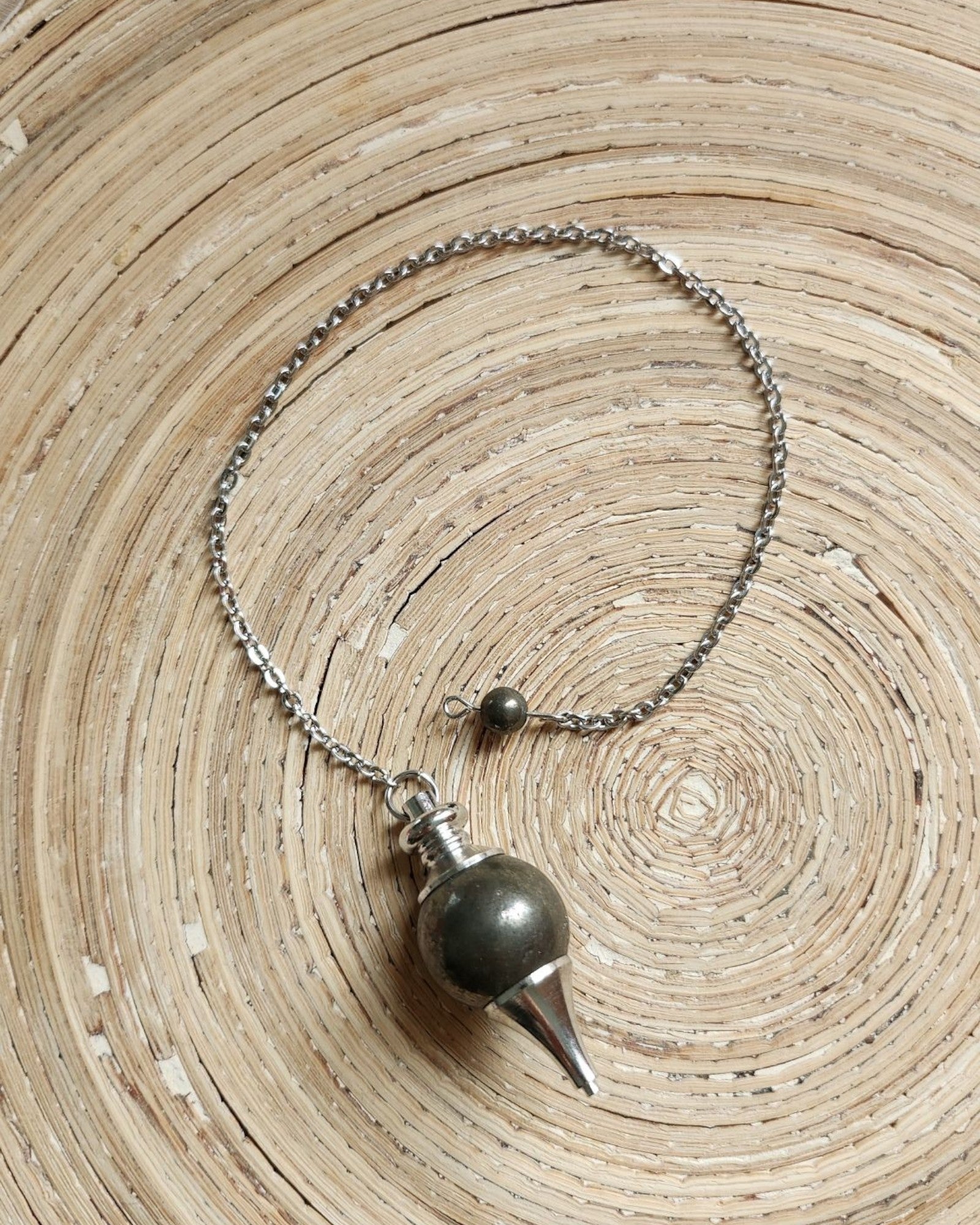Pendule Boule en Pierres Naturelles (10 pierres différentes)