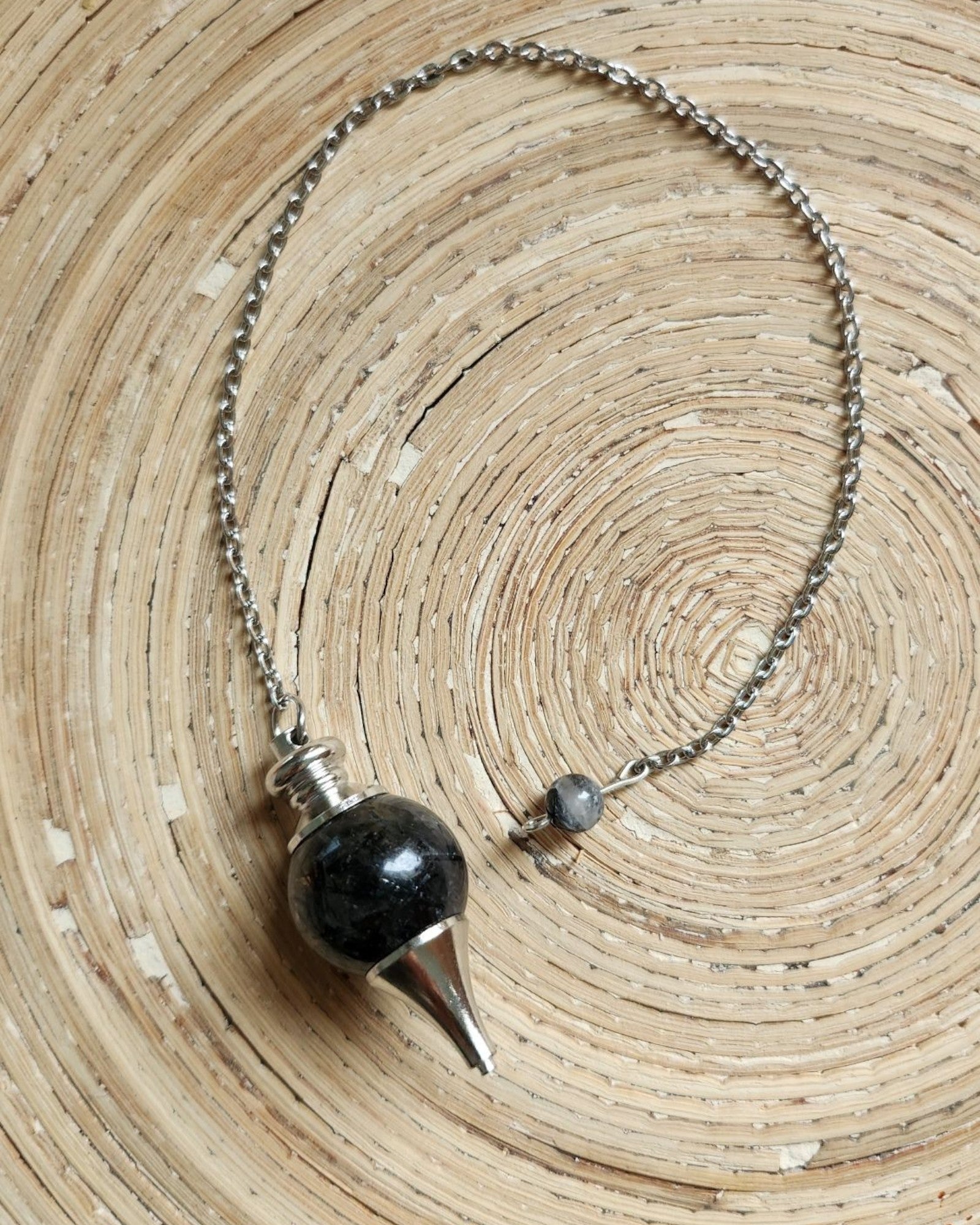 Pendule Boule en Pierres Naturelles (10 pierres différentes)