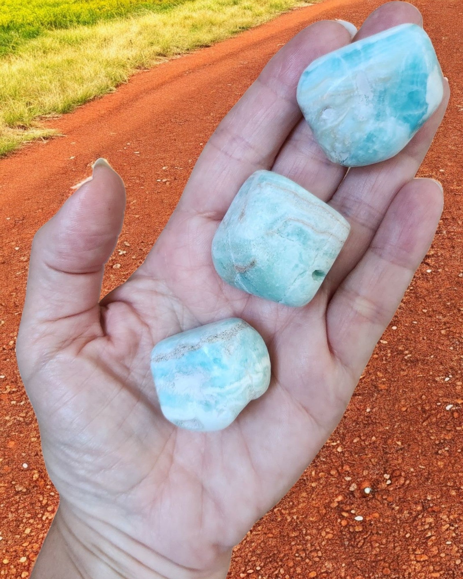 Pierre roulée Calcite Caraïbe