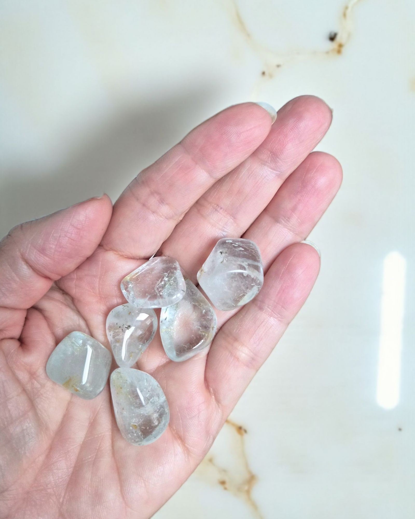 Pierre roulée Topaze Bleue