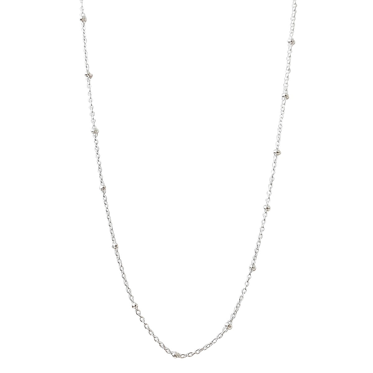 Collier chaîne perlé