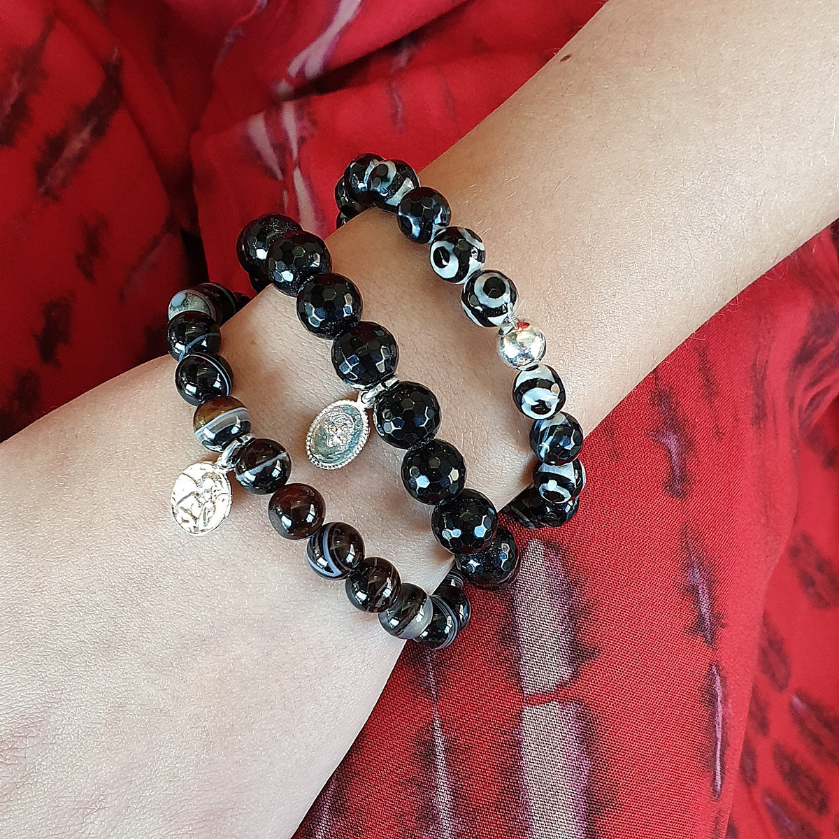 Bracelet d'Agate noire