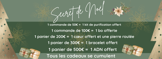 Noël enchanté – Cadeaux énergétiques & bijoux en pierres naturelles
