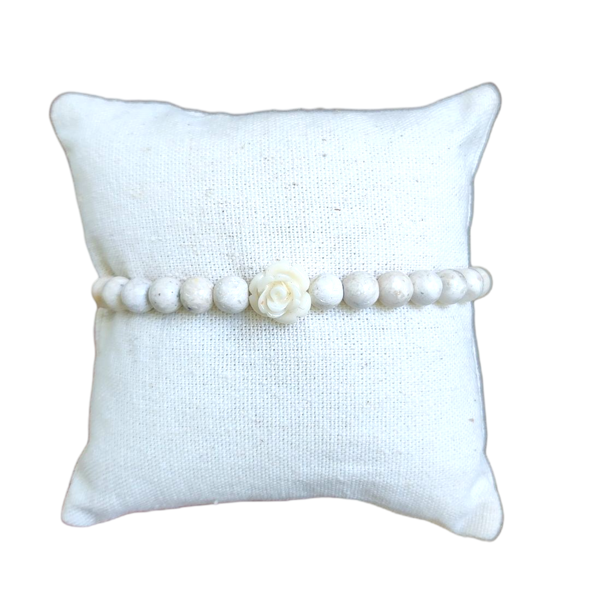 Bracelet howlite rose