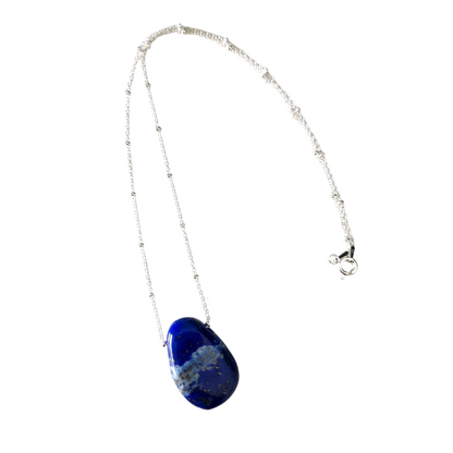 Pendentif Pierre percée Lapis lazuli