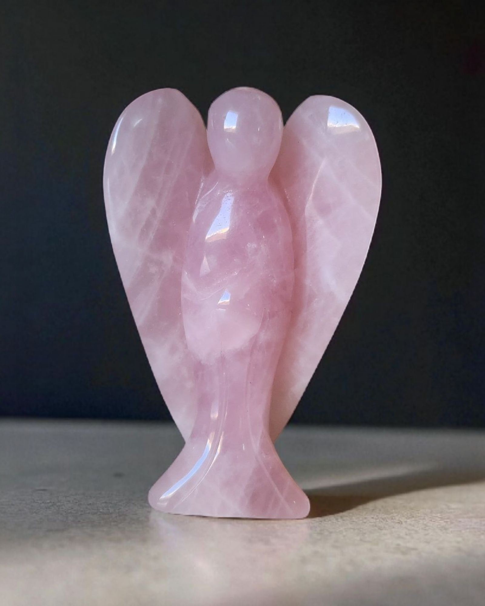 Ange pierre naturelle grand format (3 pierres)