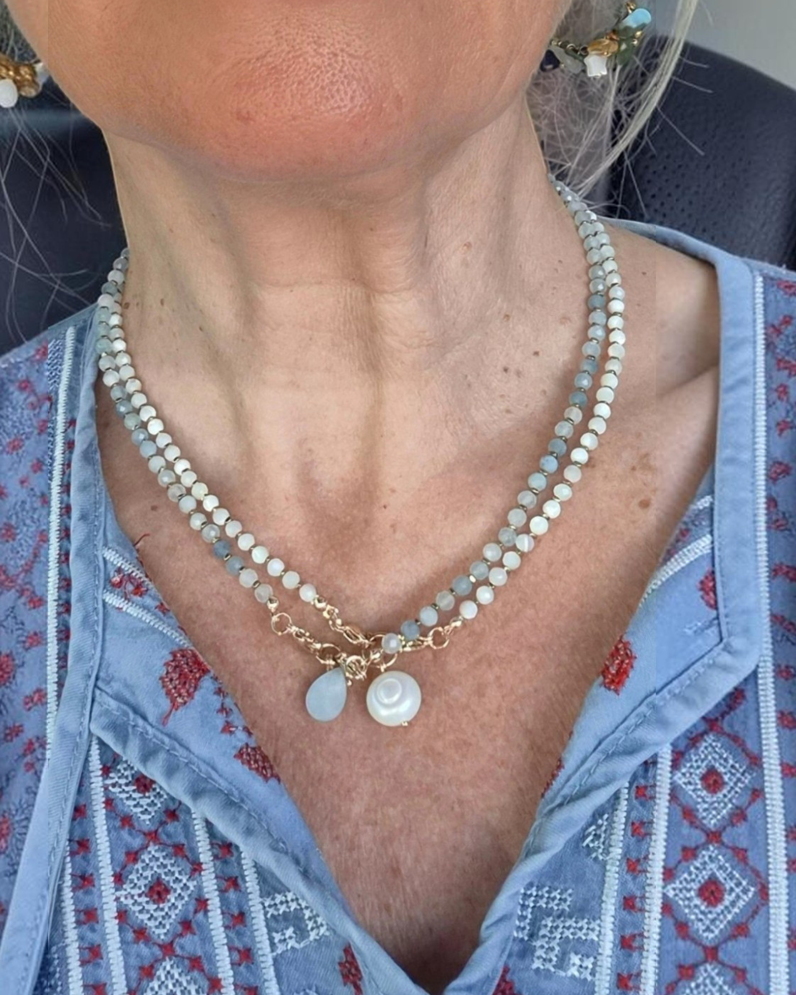 Collier Céleste : Ton Bijou Modulable en 16 Pierres Naturelles différentes