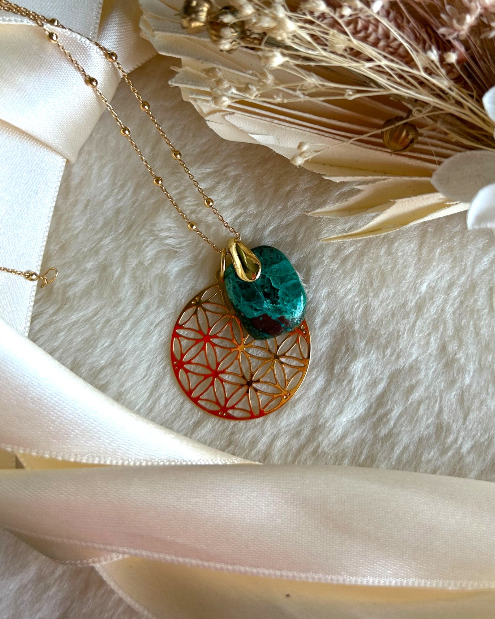 Pendentif Chrysocolle