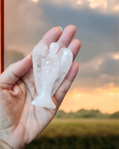 Ange pierre naturelle grand format (3 pierres)