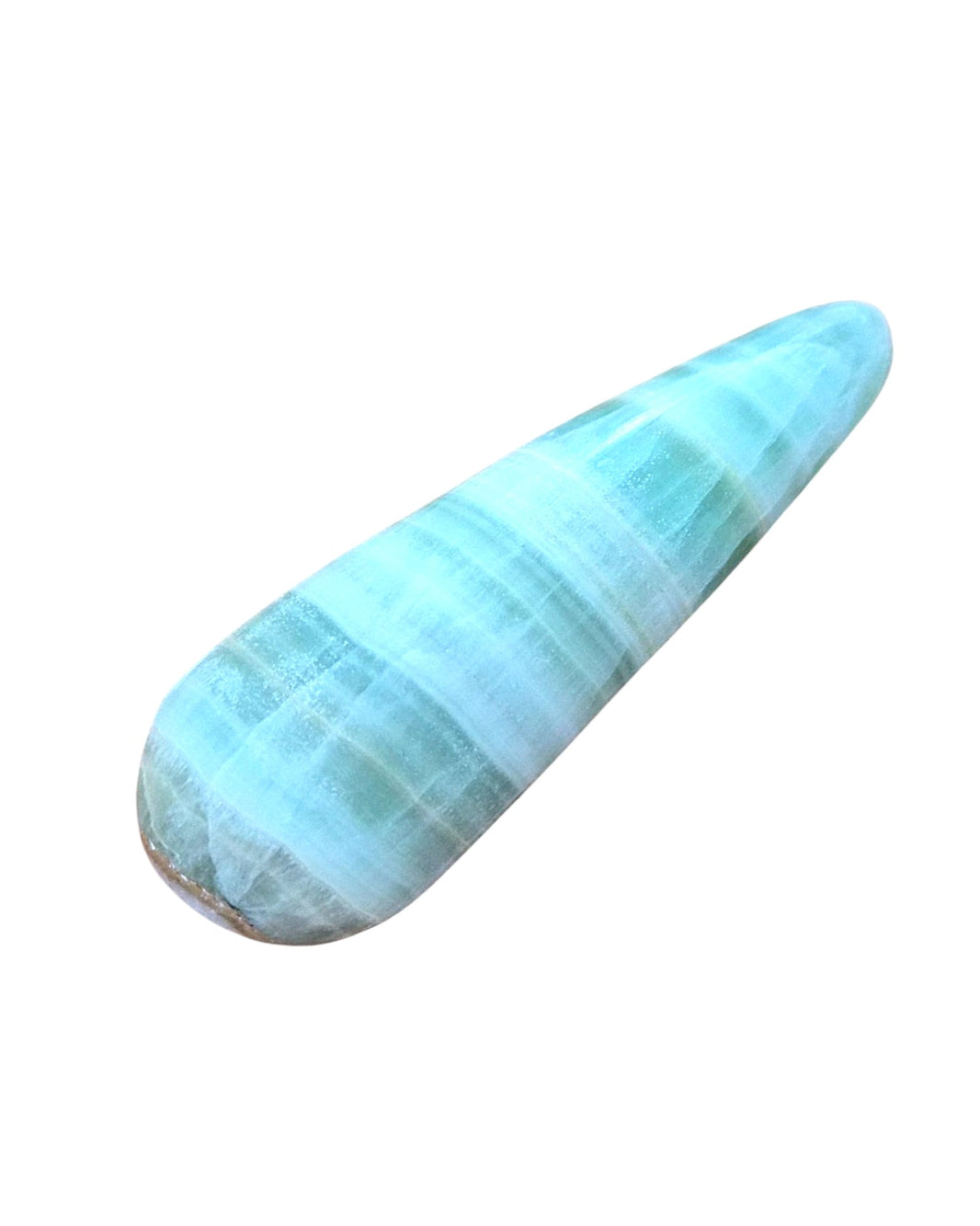Bâton de massage Aragonite verte [Apaisement et Ancrage]