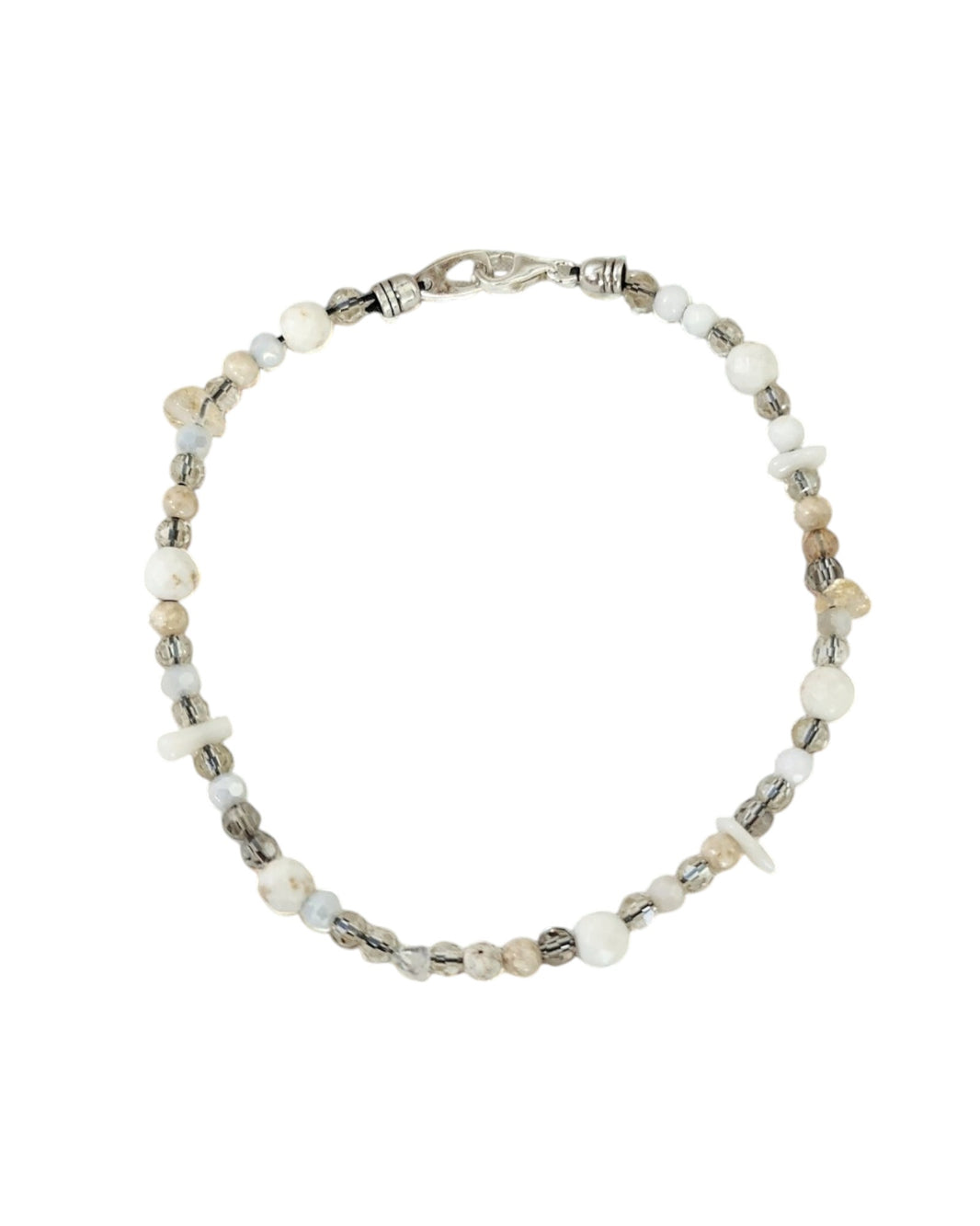 Bijou de cheville off white