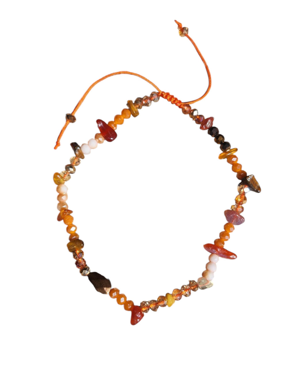 Bijou de cheville Ushuaïa orange réglable