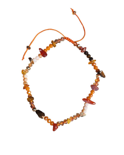 Bijou de cheville Ushuaïa orange réglable